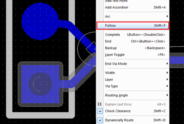 [PADS]PADS Router의 Follow Route - ED&C Tech Center
